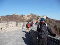 cold day on the Great Wall.